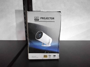 LED Source Mini Multimedia Projector - Portable, HDUSB, Advertised 4K UHD Support - TikTok Return, Untested