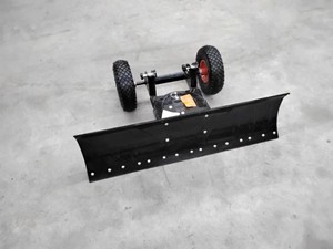 Best Choice Products 36in Wheeled Snow Plow Push Shovel - Adjustable Steel Blade, MZ306 - RTV Return