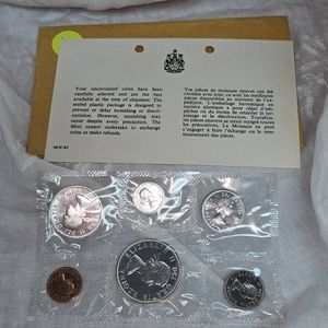 1964 Royal Canadian Mint Proof Set,Silver, UNC