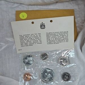1964 Royal Canadian Mint Proof Set,Silver, UNC
