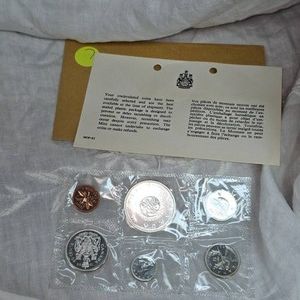1964 Royal Canadian Mint Proof Set,Silver, UNC