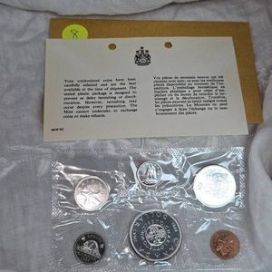 1964 Royal Canadian Mint Proof Set,Silver, UNC