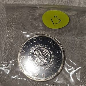 1964 Royal Canadian Mint Proof Dollar, UNC, Silver