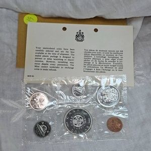 1964 Royal Canadian Mint Proof Set,Silver, UNC