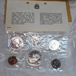 1964 Royal Canadian Mint Proof Set,Silver, UNC