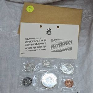 1964 Royal Canadian Mint Proof Set,Silver, UNC