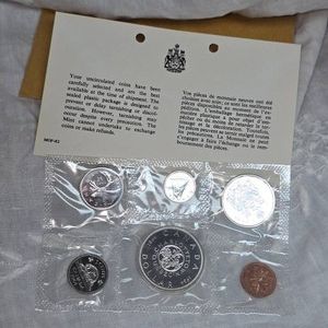 1964 Royal Canadian Mint Proof Set,Silver, UNC