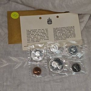 1964 Royal Canadian Mint Proof Set,Silver, UNC