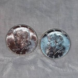 1964 Kennedy Silver Halfs, 50c, UNC (2)