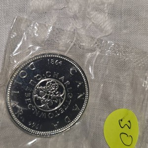 1964 Royal Canadian Mint Proof Dollar, UNC, Silver