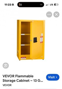 Vevor Flamable Storage Cabinet 13Gal