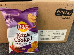 28x 2.125oz Lays Kettle Cajun Spice