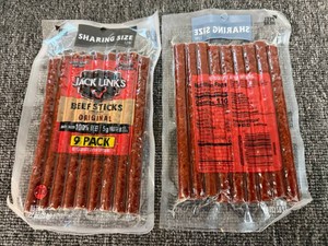2x 9pack Jack Links Beef Sticks