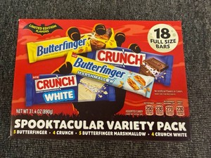 18 Nestles Full Size Candy Bars-Variety Box