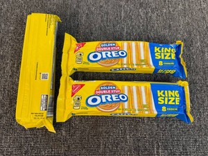 12x King Size Golden Oreo Double Stuffed