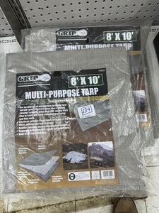 Lot of 2 - New 8 x 10 TARPS