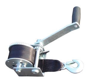 2500 lb WINCH w Nylon Strap & Hook
