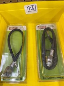 (2) New Top-post BATTERY CABLES - 15& 32 4 AWG
