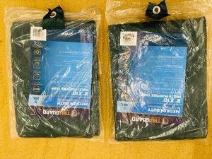 Lot of 2 (new) 8x10 MEDIUM DUTY TARPS