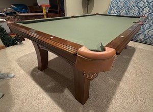 Beautiful legacy brand billiard table in excellent shape