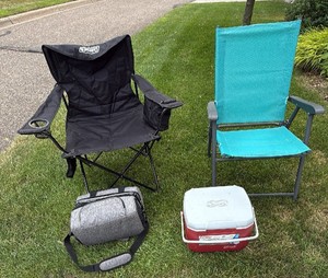 Head to the park with your chairs and coolers