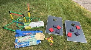 Cornhole and ladder games