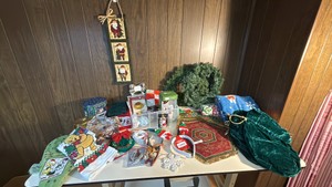 Holiday collection includes  blankets, gift bags, towels, ornaments, decorations, galore