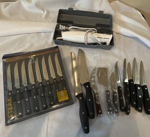 steak knives, other knives and electric knife