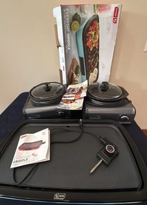 buffet style crockpots, and everyday griddle by dash