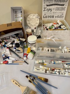 Artist Paints