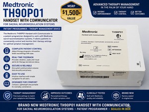MSRP $1,500 NEW MEDTRONIC TH90P01 HANDSET WITH COMMUNICATOR FOR SACRAL NEUROMODULATION SYSTEMS, PATIENT PROGRAMMER, THERAPY MANAGEMENT DEVICE, SEALED IN BOX