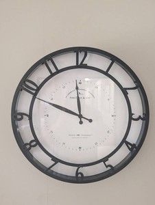 First Time & Co 78411015 Whisper Technology Wall Clock