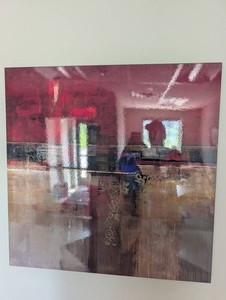 Abstract Acrylic Painting on Canvas
