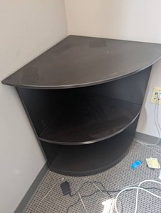 Black Corner Desk 32 in H