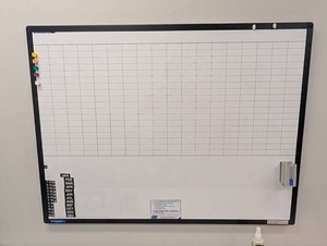 Magnatag Monthly Wall Calendar Whiteboard