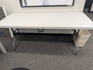 Folding Training Table With Bag Holder