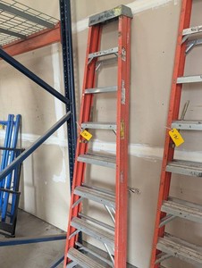 Keller Type IA Fiberglass Step Ladders 300 Lb (Lot of 2)
