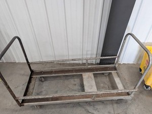Steel Platform Utility Cart on Casters