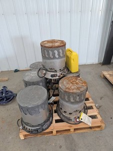 Portable Industrial Heaters (Lot of 7)