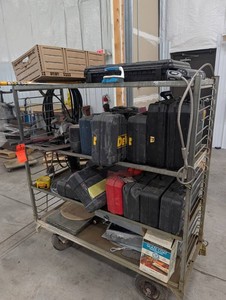 Tools and Cart Mixed Lot (Tools Need Repair)