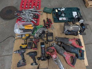 DeWalt Milwaukee Bosch Power Tools Mixed Lot