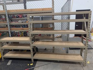 Industrial Metal Shelving Units (Lot of 2)