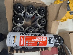 DAP Touch N Seal Gun Foam II Fireblock Foam Sealant (Lot of 9)