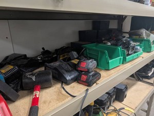 DeWalt Milwaukee Bosch Battery Chargers & Accessories Mixed Lot