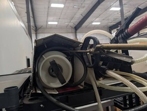 Industrial Spray Gun Assembly With Reservoir and Tubing