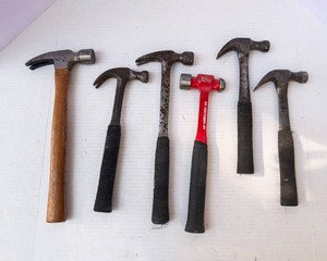 Assorted Hammers  Set of 6