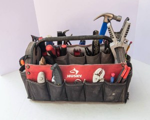 Husky Tool Bag Full of Assorted Tools