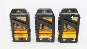 Warrior Titanium Nitride Drill Bit Sets  Set of 3