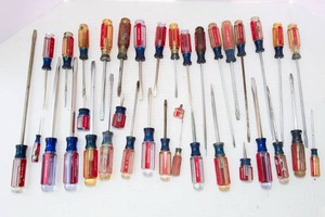 Craftsman Flat-Head Screwdrivers  Large Assortment