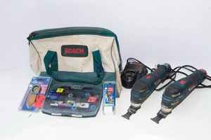 Bosch GOP12V-28 Cordless Oscillating Multi-Tools  Set of 2